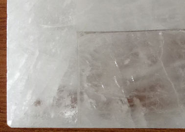الصين حجر الكوارتز الكريستال الشفاف ، ترف شبه الكريمة ألواح مخصصة الشكل المزود